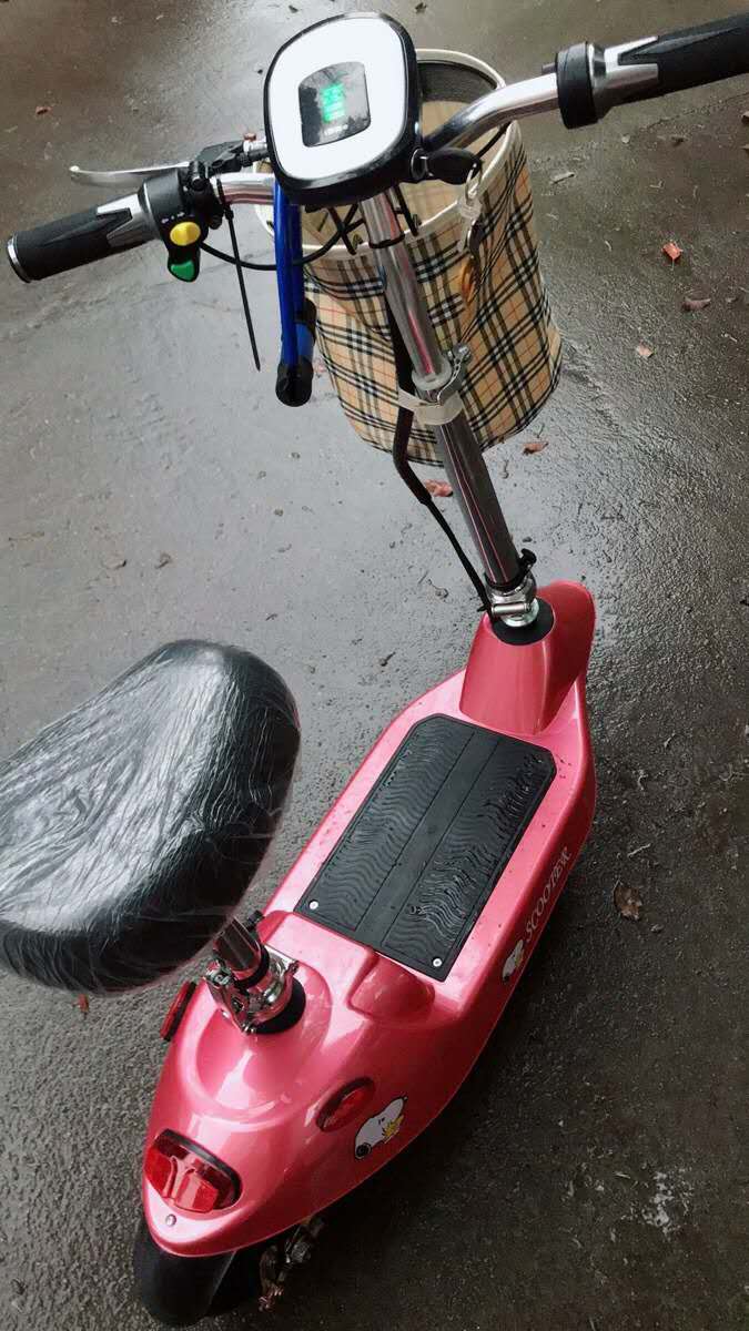 电瓶车迷你小型电动车女士代步车成人折叠车便携锂电池滑板车24v25-35
