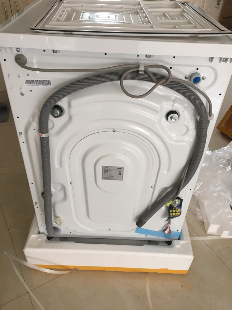 美的(midea)mg100v11d 滚筒洗衣机变频 10公斤全自动家用大容静音