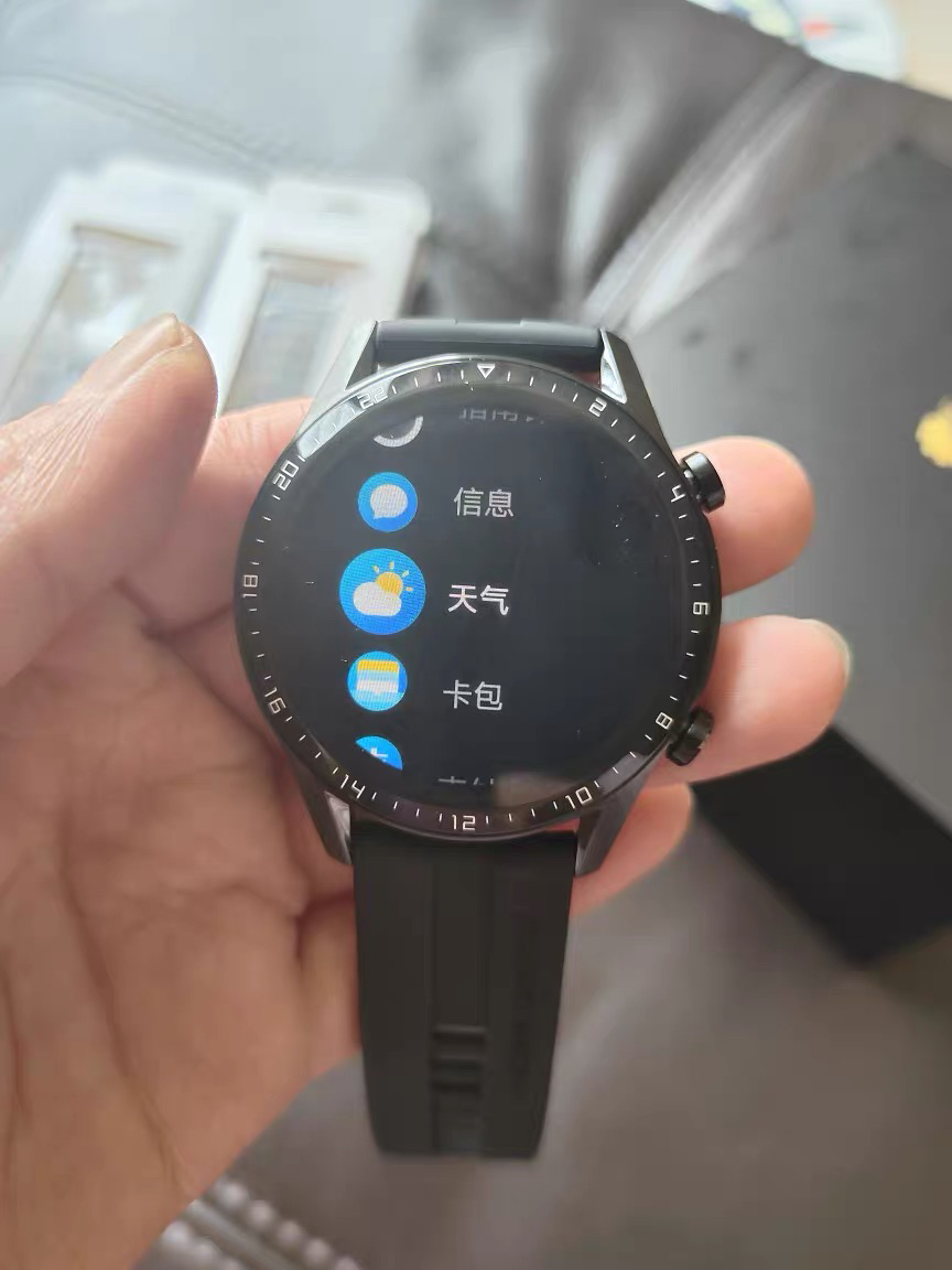 华为(huawei)华为手表watch gt2 运动款 (46mm) 黑色 2周续航 运动