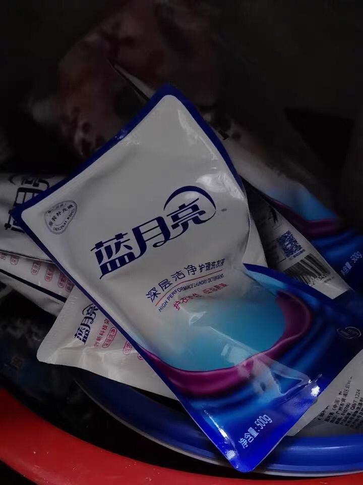 蓝月亮 洗衣液机洗500g*12袋装整箱装薰衣草香深层洁净补充装晒单图