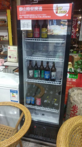 德玛仕 demashi 冷藏展示柜商用立式冰箱 饮料水果啤酒保鲜冷饮柜 单