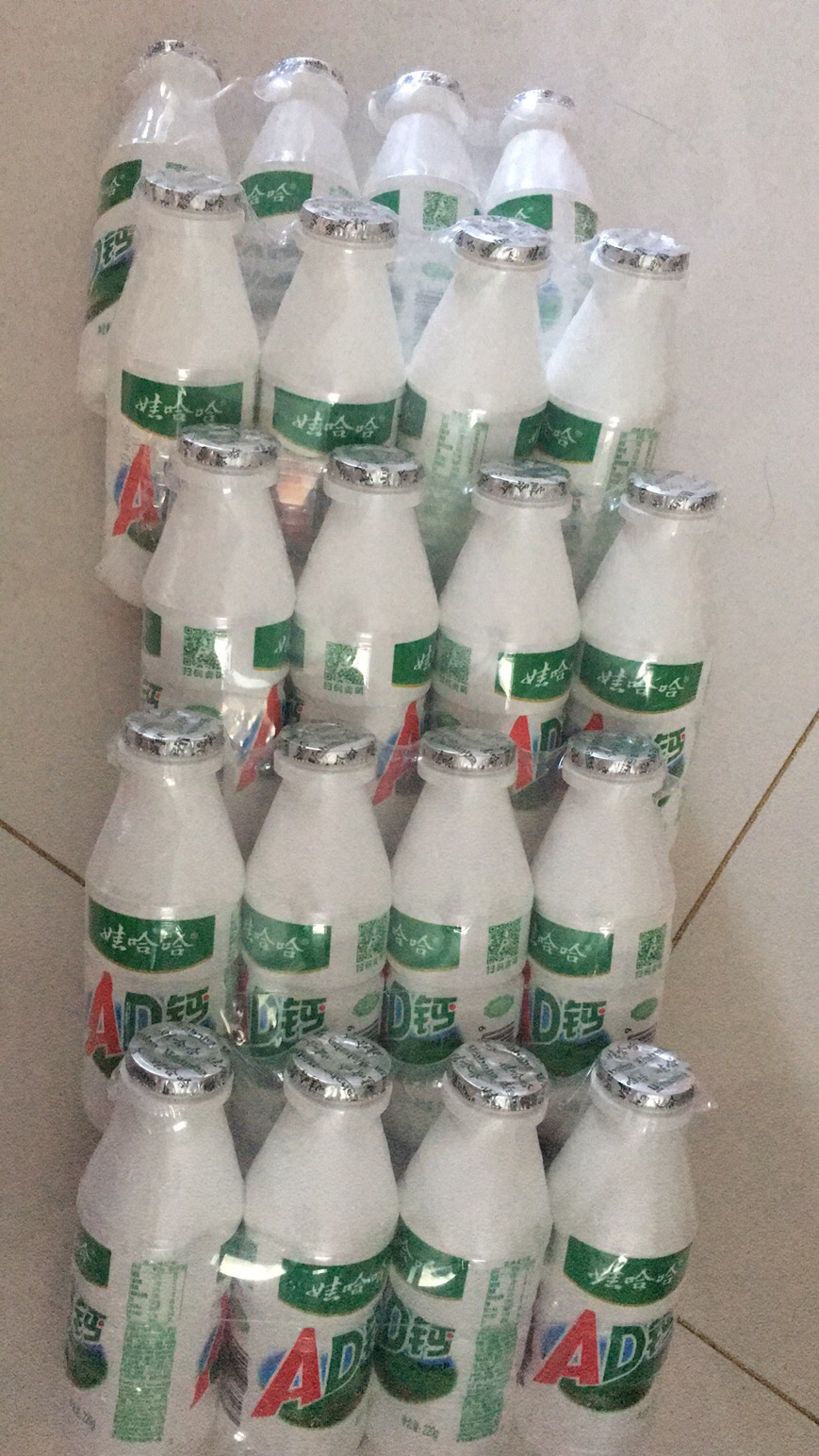 娃哈哈ad钙奶220g*20瓶整箱大瓶儿童牛奶酸奶营养早餐饮料晒单图