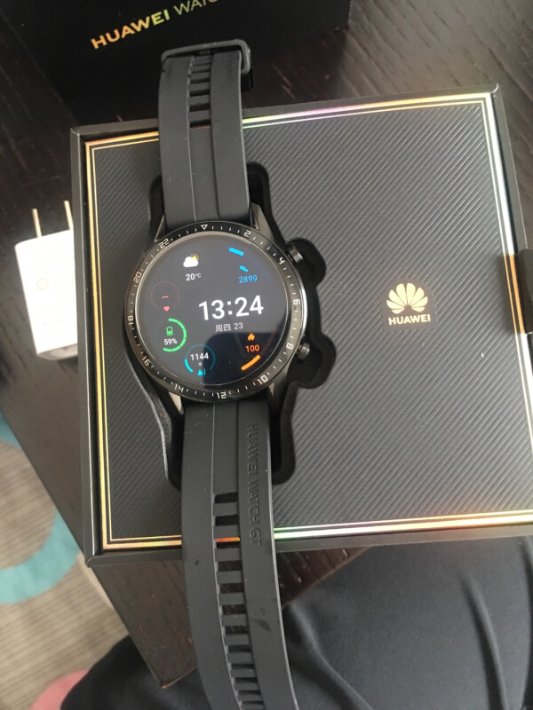 华为(huawei)华为手表watch gt2 运动款 (46mm) 黑色 2周续航 运动