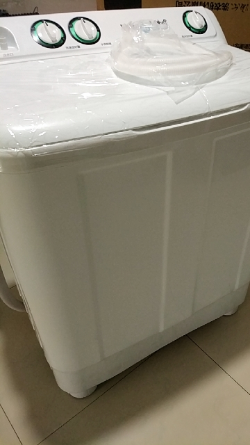 海尔(haier) 洗衣机9公斤半自动洗衣机双缸双桶家用大容量 xpb90-197