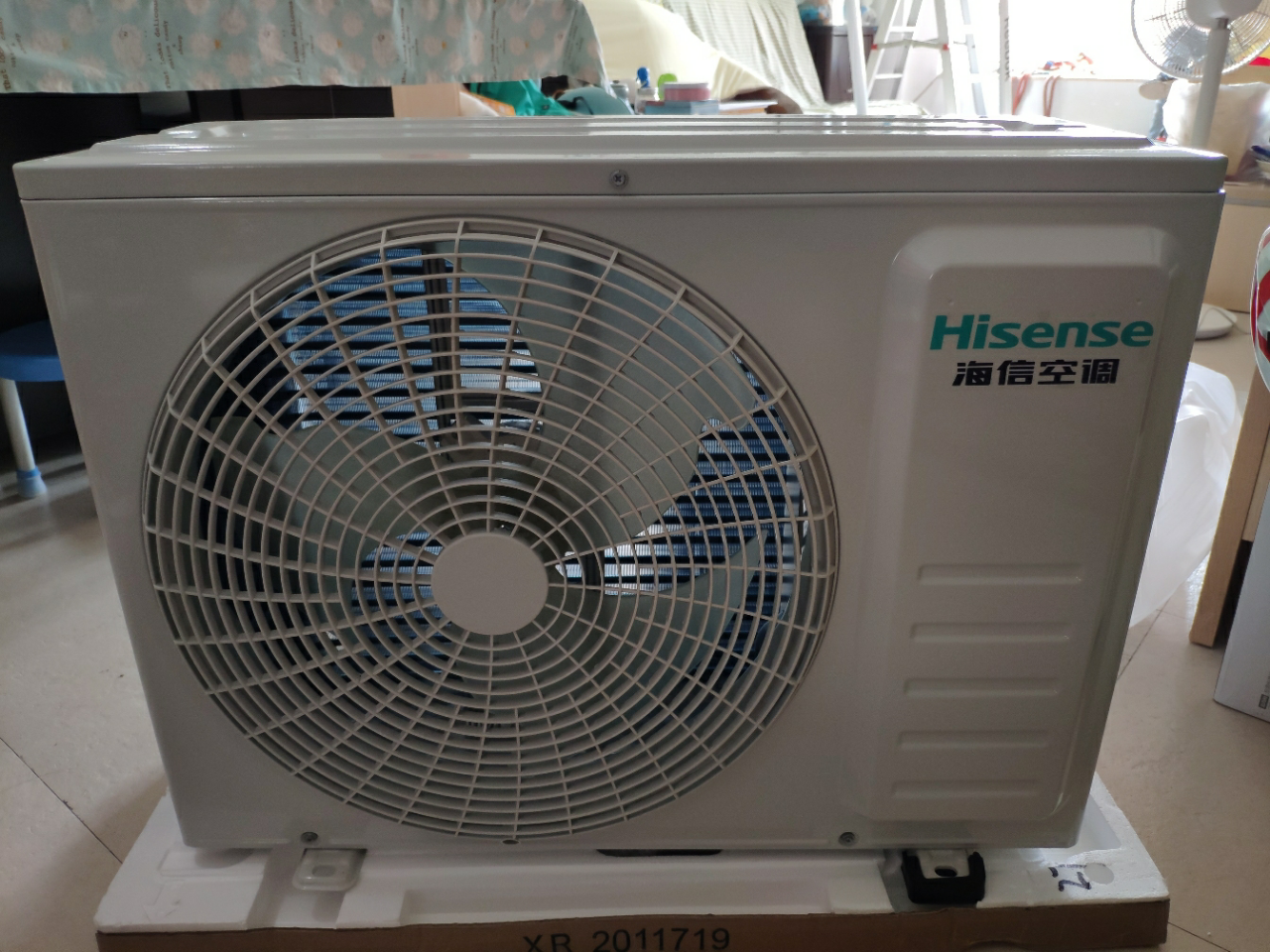海信(hisense)大1匹新1级变频挂壁式舒适健康节能冷暖家用空调挂机kfr