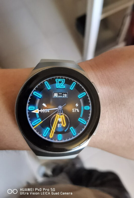 华为(huawei)华为智能手表watch gt2e 活力款 薄荷绿 2周续航 户外