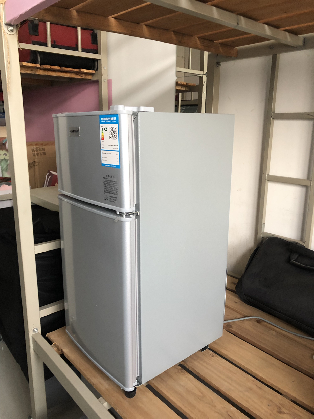 小冰箱小型家用宿舍节能一级能效迷你冷藏冷冻电冰箱bcd-42a118晒单图