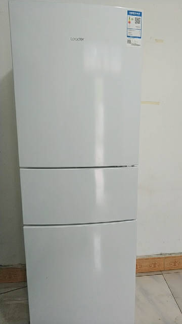 海尔出品冰箱三门 统帅品牌风冷无霜007软冷冻219升静音节能双温双控