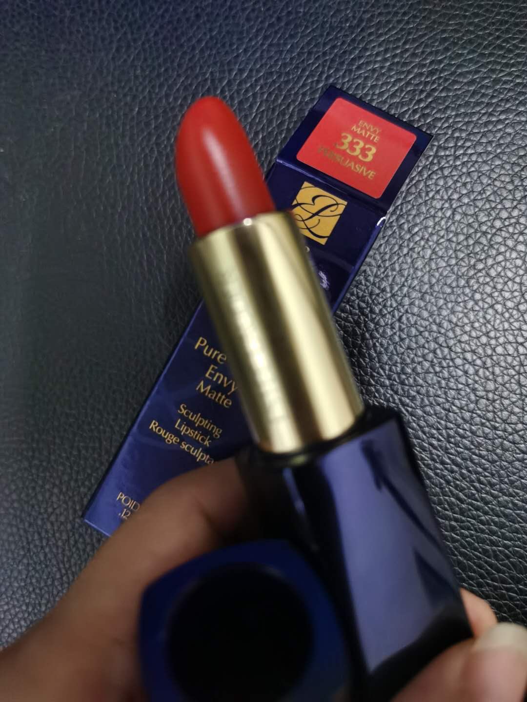 雅诗兰黛(estee lauder)花漾倾慕333/420口红唇膏 333#干枫叶红色晒单