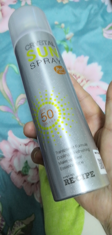 re:cipe 莱斯璧 玥之秘保湿水晶防晒喷雾 180ml spf50  pa    (补水