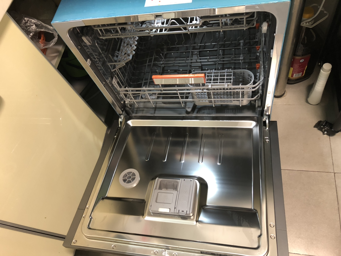 colmo cdb108-e6 8套离子净杀菌热风烘干嵌入式洗碗机晒单图