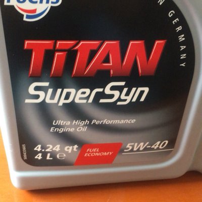 机油[2瓶装]fuchs福斯 titan supersyn 泰坦超级全合成5w-40 sn级 4l