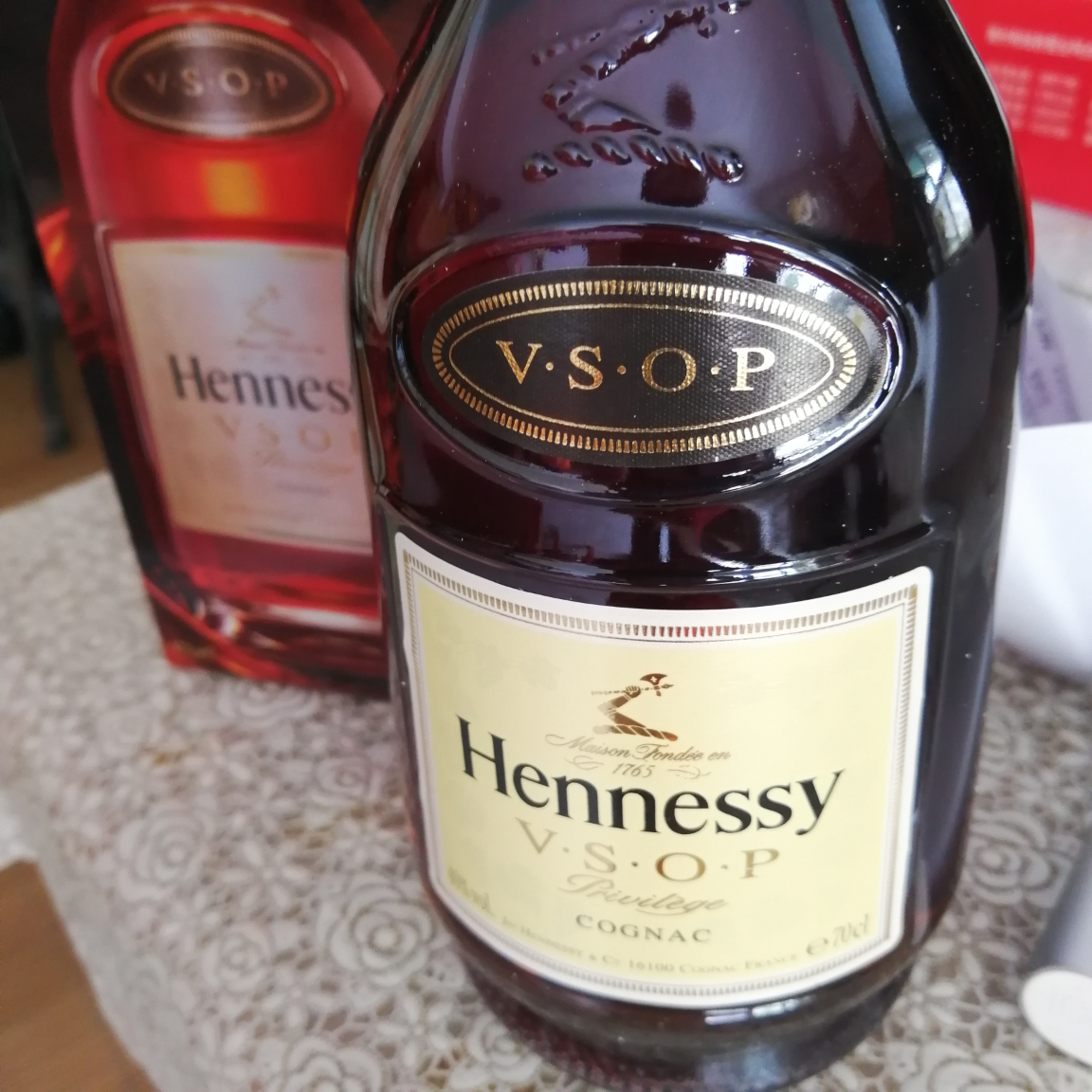 轩尼诗vsop700ml hennessy 干邑白兰地 法国原装进口洋酒晒单图