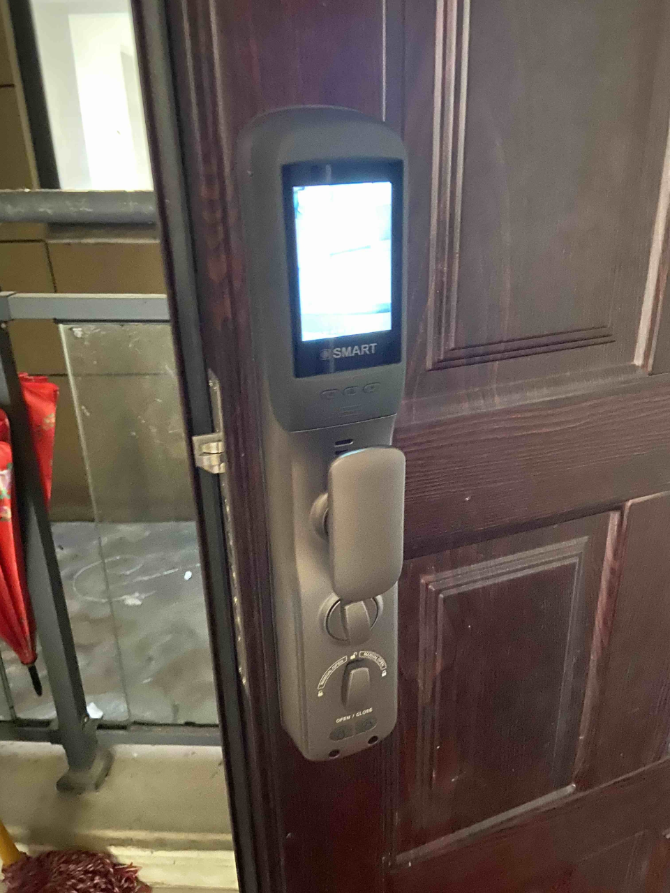 普利邦(pulibang)指纹锁家用防盗门全自动带监控摄像头智能密码电子