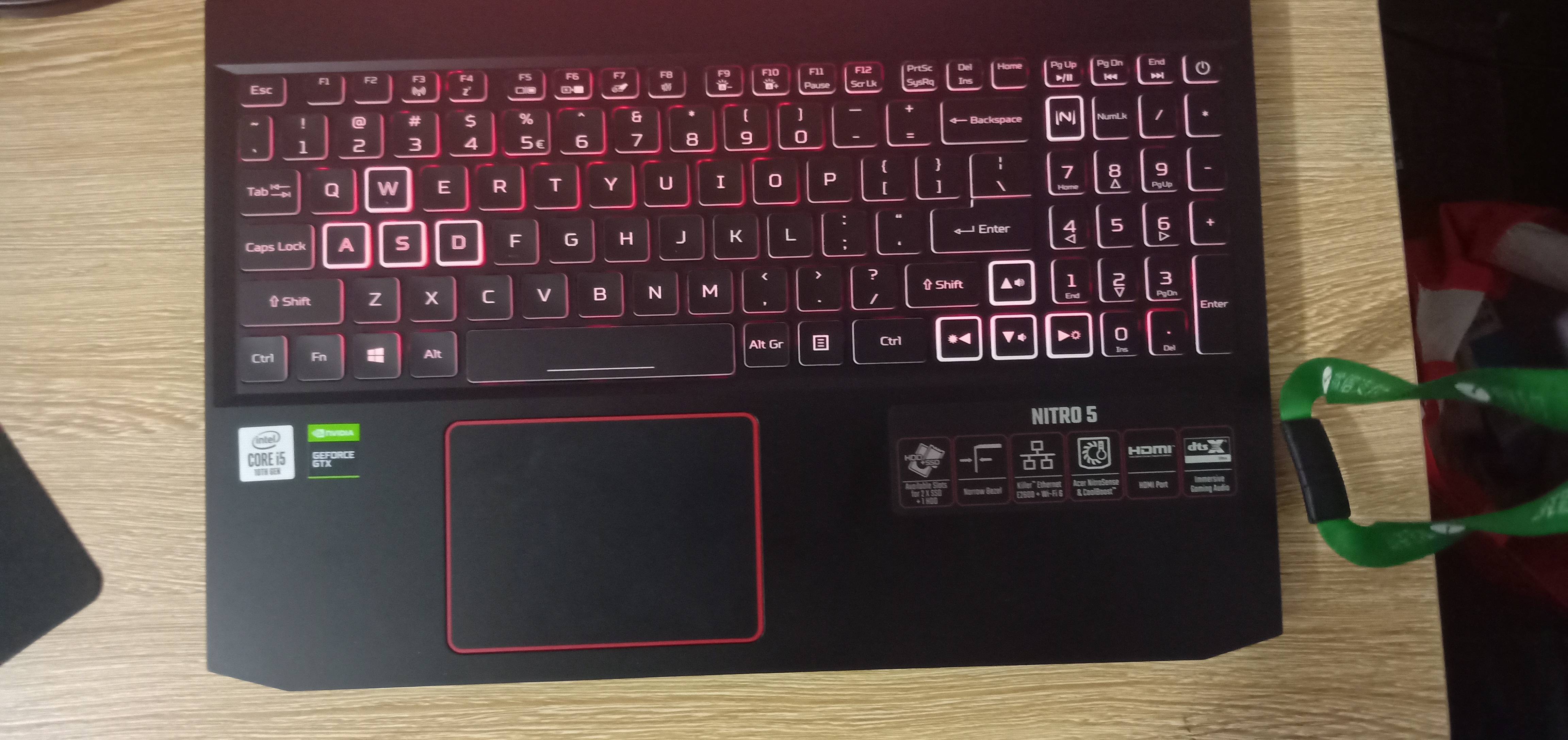 6英寸电竞游戏本rgb背光学生笔记本电脑(i5-10300h 16g 512gssd gtx