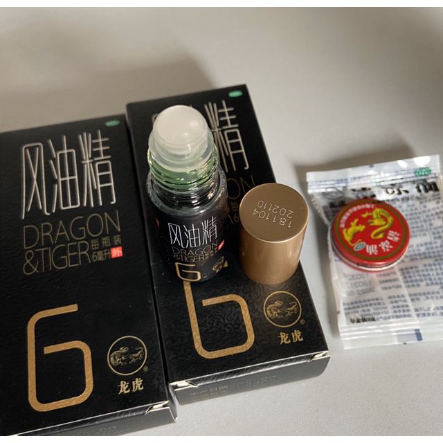 2瓶套餐龙虎风油精滚珠风油精6ml2瓶清凉止痛驱风止痒蚊虫叮咬伤风