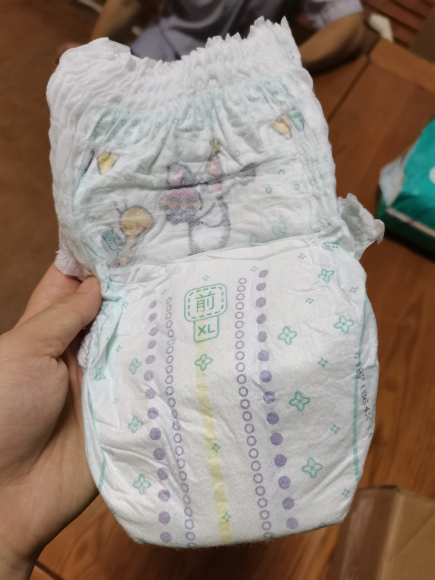 帮宝适(pampers)超薄干爽绿帮拉拉裤xl码108片婴儿尿不湿宝宝透气纸尿