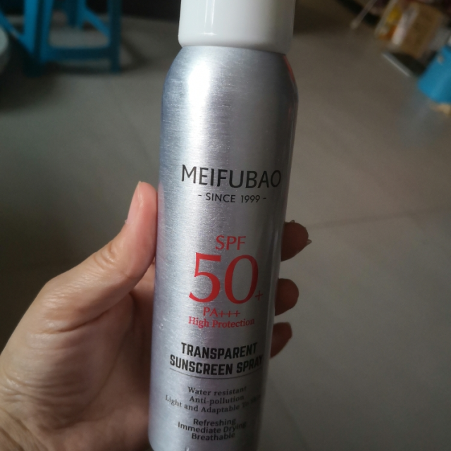 美肤宝轻透薄防晒喷雾spf50pa150ml户外防晒隔离水光防晒喷雾