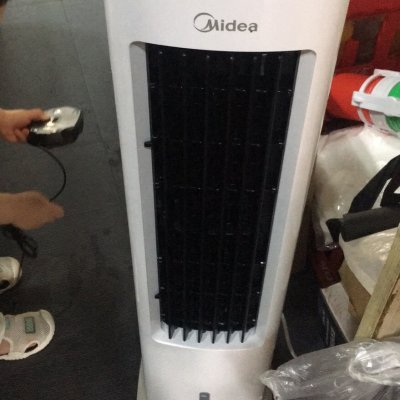 美的(Midea)空调扇冷风扇ACA10XBR遥控冷风机家用制冷塔扇无叶电风扇落地循环扇水空调移动小空调单冷气晒单图