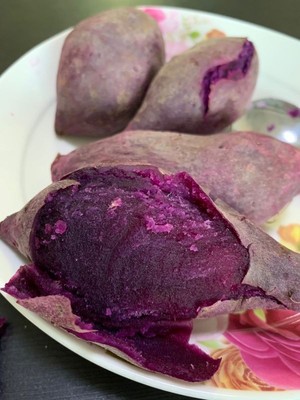 新鲜农家紫薯 3斤带箱 中薯 地瓜番薯山芋 新鲜蔬菜 生鲜 陈小四水果晒单图