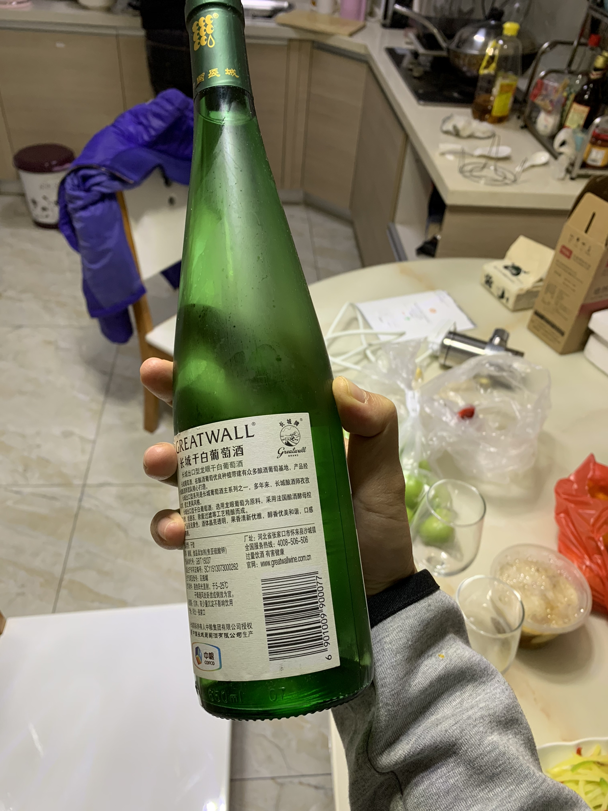 沙城产区出口型龙眼精品干白650ml*6瓶整箱装 国产葡萄酒晒单图