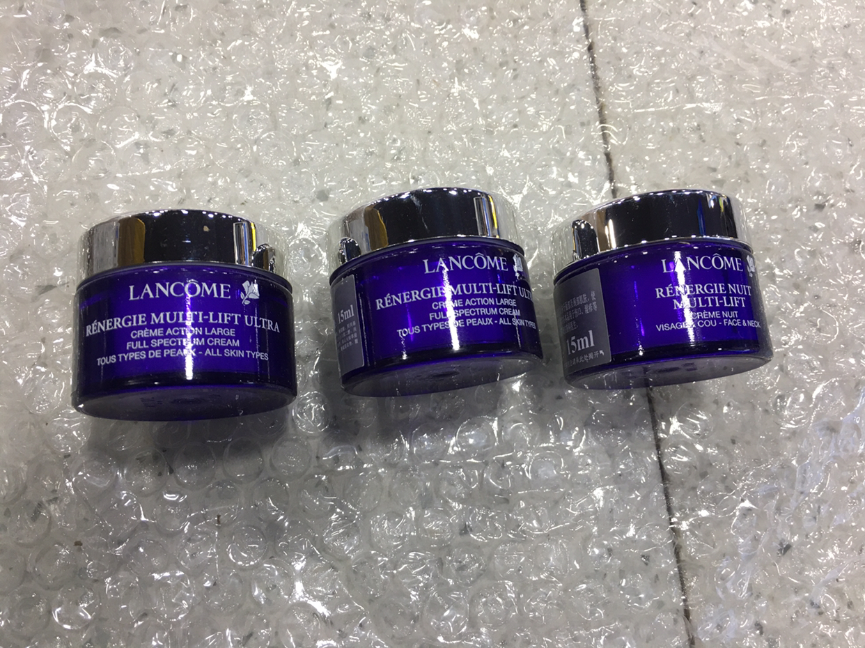 兰蔻(lancome) 新塑颜紧致雪花霜 小样15ml*3 提拉紧致【日霜晚霜随机