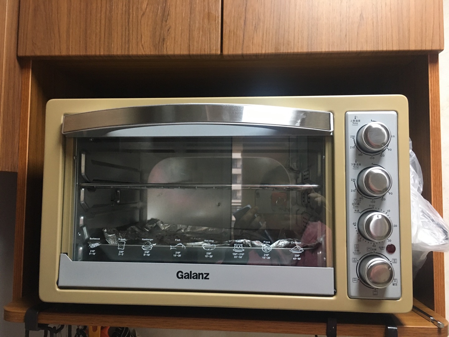 格兰仕 k1f 烤箱家用烘焙多功能全自动蛋糕迷你电烤箱32l大容量 拼购