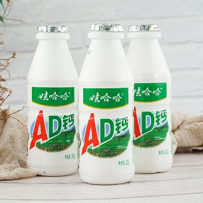 10-11月产 娃哈哈儿童ad钙奶大瓶装220g*5瓶