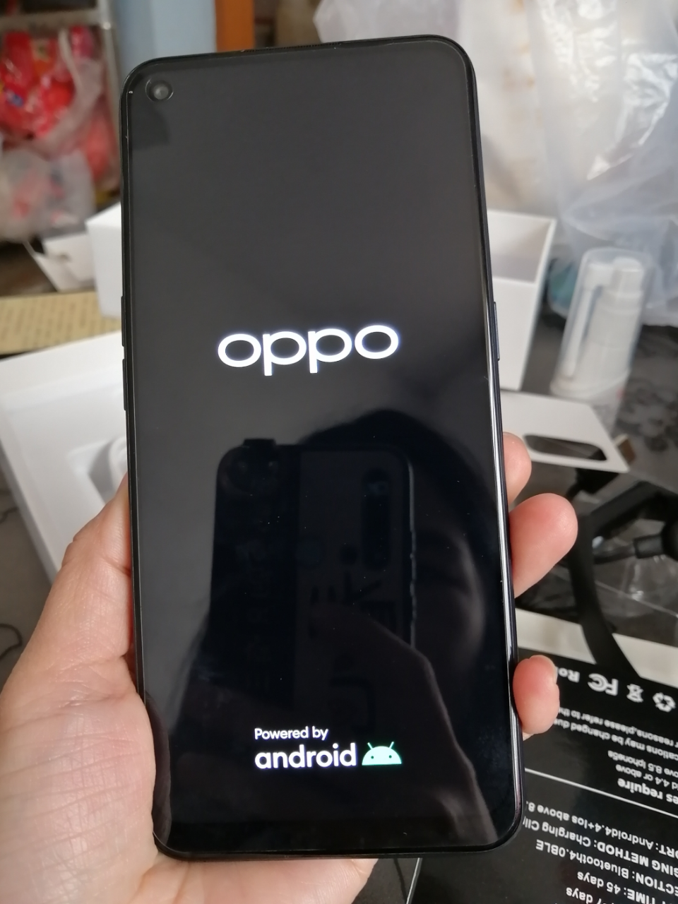 送1年碎屏保]oppo a32 琉璃黑 8gb 128gb 5000mah超大电池 8g大运存