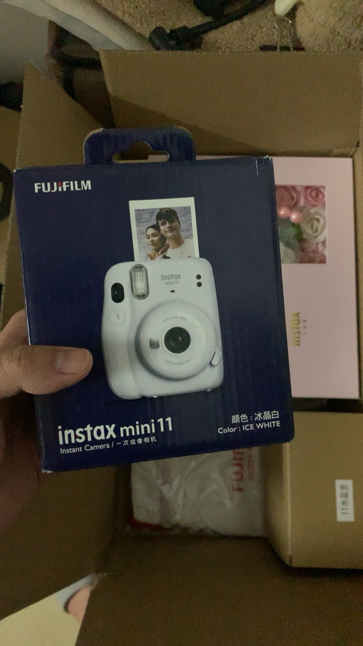 富士(fujifilm)instax 一次成像 mini11冰晶白 胶片相机 mini9升级款