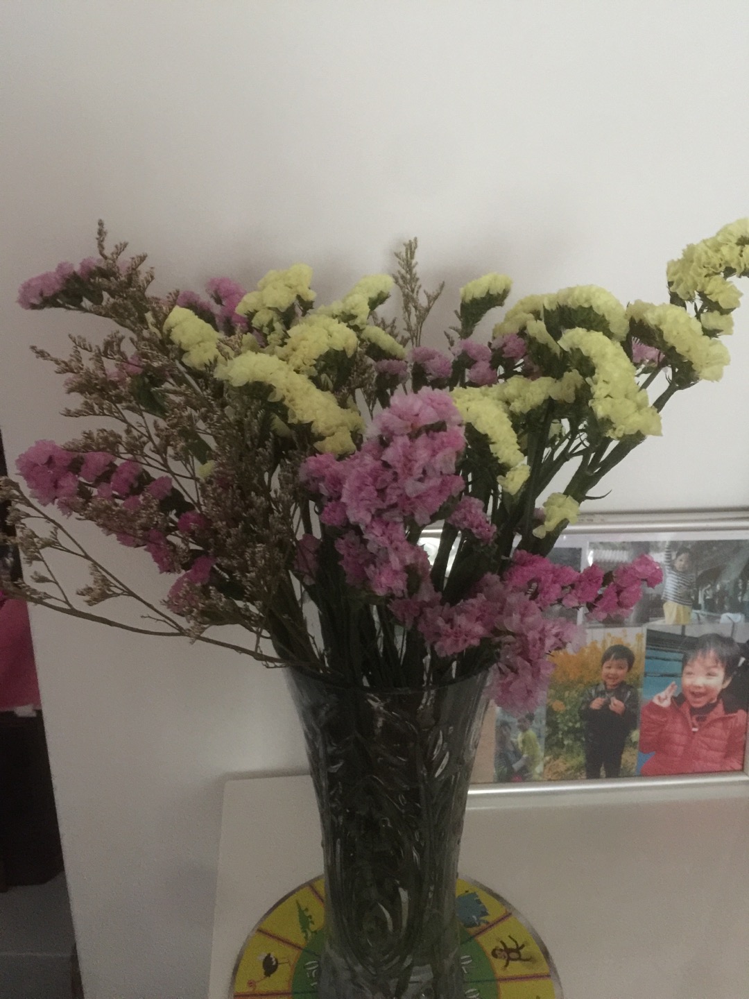 云南勿忘我干花花束家庭家居客厅装饰摆设鲜花风干真花插花干花束 粉