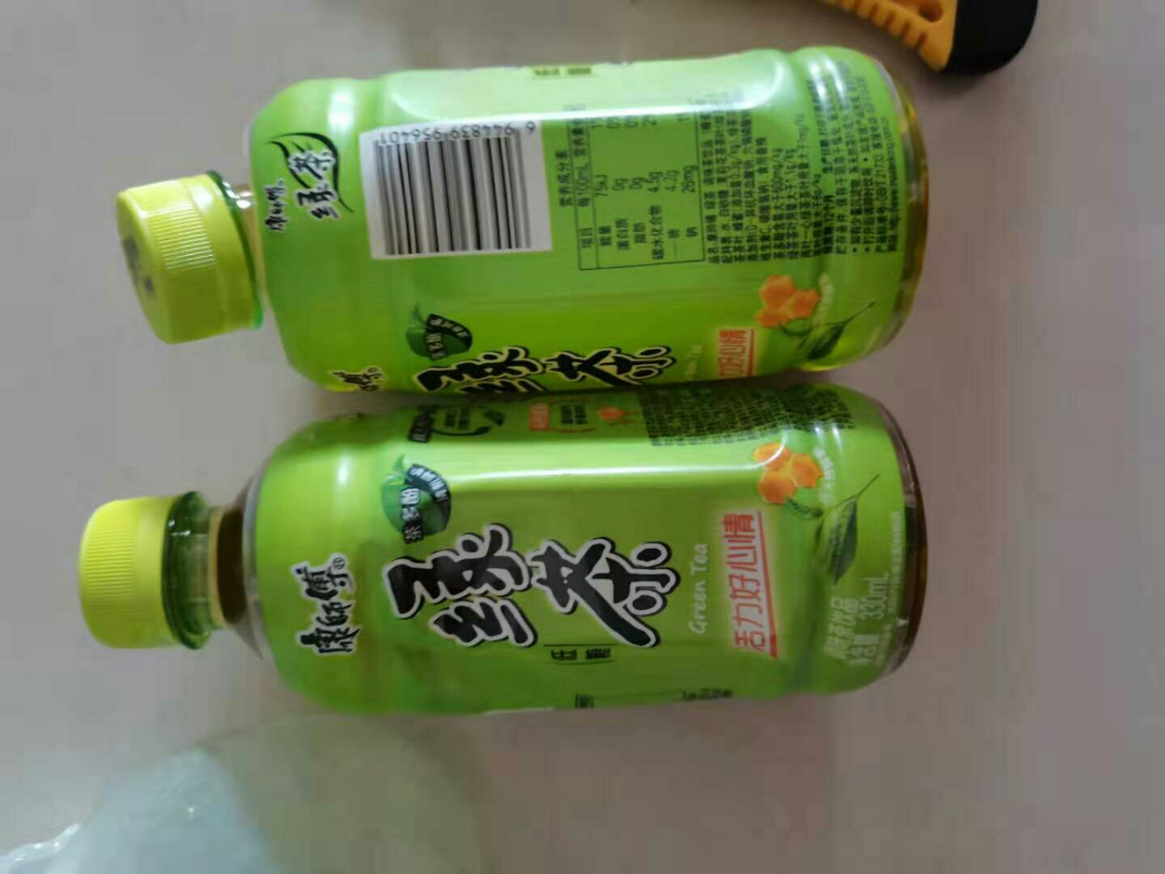 康师傅绿茶低糖蜂蜜茉莉味330ml*12瓶迷你小瓶装饮料当天发货携带方便