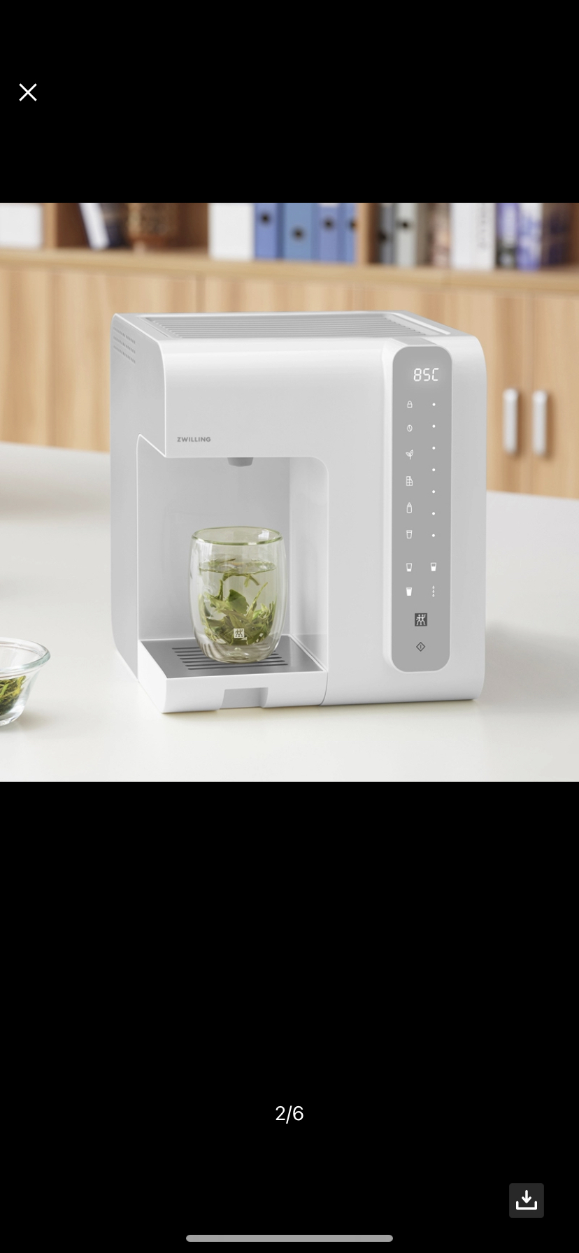 双立人(zwilling)暖热饮水吧36460-008小型即热台式家用饮水机速热