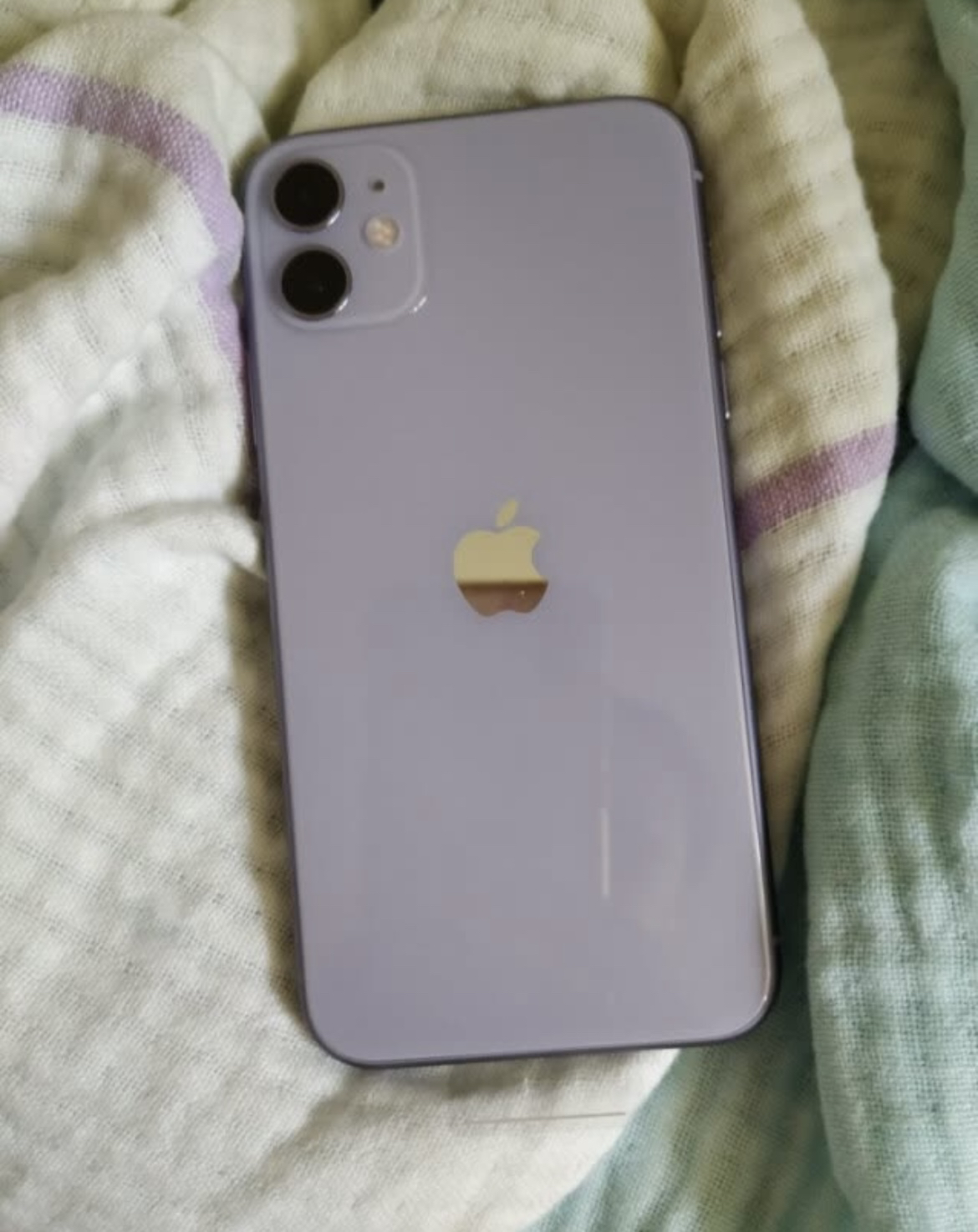 apple 苹果手机 iphone 11 新包装 紫色 全网通 128g晒单图