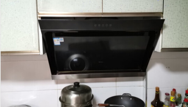 美的(midea)抽油烟机cxw-200-tj9015s 家用大吸力侧吸式油烟机 黑晶