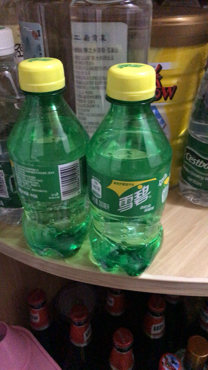 雪碧柠檬味碳酸汽水饮料pet300ml*8瓶迷你小瓶晒单图