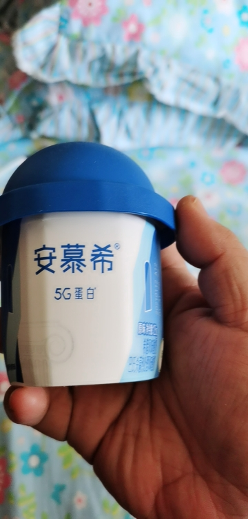 伊利安慕希高端凝酪5g蛋白勺吃酸奶原味125g*3"杯装*2提晒单图