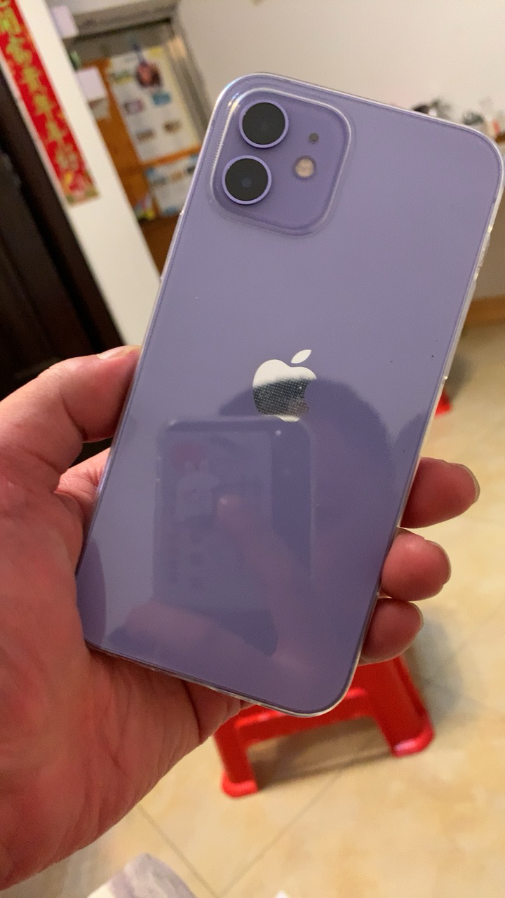 [2021新款]Apple iPhone 12 海外版有锁 配合卡贴解锁支持移动联通电信全网通4G 手机 128GB 紫色[裸机]晒单图