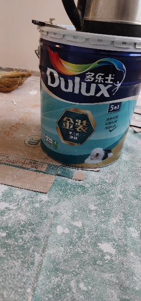 多乐士(Dulux)第二代五合一净味乳胶漆内墙面漆 油漆涂料 A8151+A914 51L套装 哑光白色晒单图