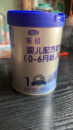 君乐宝(JUNLEBAO)乐铂1段(0-6个月)婴儿配方奶粉808g罐装晒单图