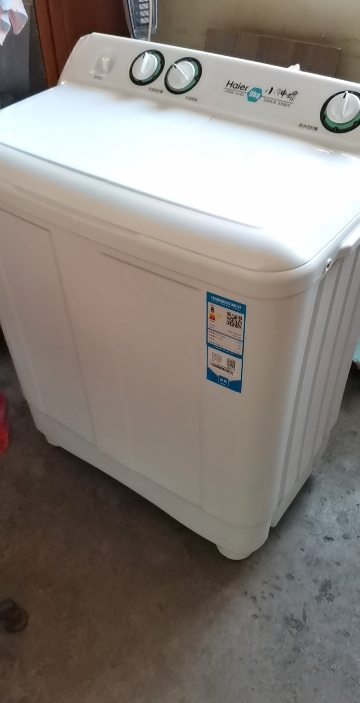 Haier海尔洗衣机双桶半自动洗衣机双缸家用9公斤大容量9kg企业价洗衣机波轮 海尔晒单图