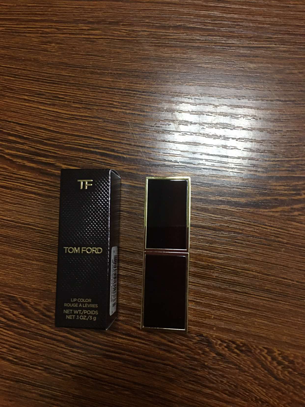 汤姆福特tom ford tf黑管口红16#scarlet rouge番茄色 3g黑金唇膏保湿