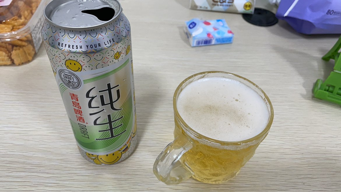 青岛啤酒(TSINGTAO) 纯生8度 500ml*18听 官方直营晒单图