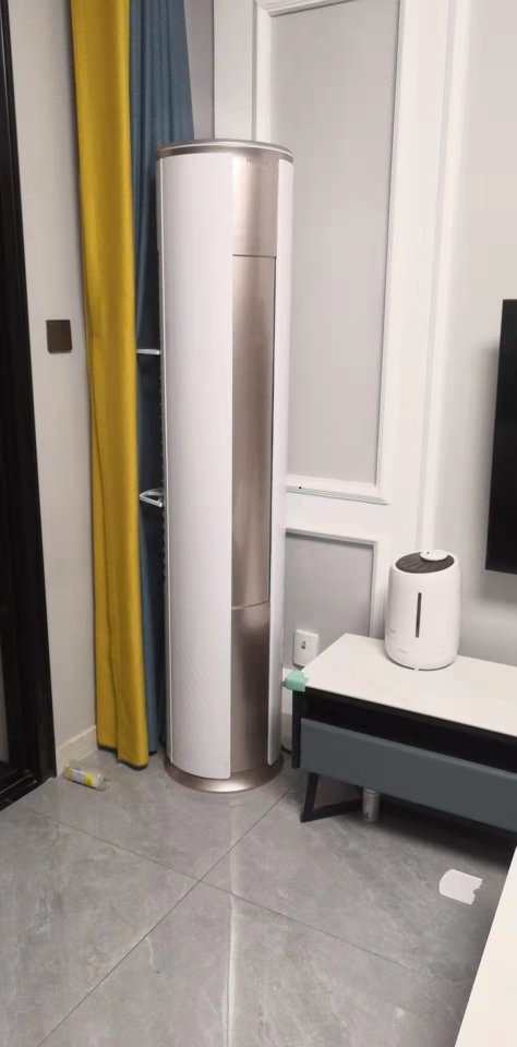 [官方自营]海信空调 3匹 自然风 新一级智能变频 舒适柔风 自清洁 立柜式客厅柜机KFR-72LW/E500晒单图