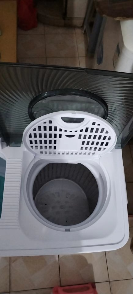 扬子集团(YANGZI)半自动洗衣机家用12KG大容量双桶筒双缸杠老式小型宿舍租房/12公斤升级款 蓝光净衣晒单图