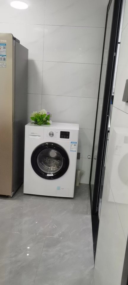 威力(WEILI)8公斤滚筒洗衣机全自动超薄机身一级能效高温除菌筒自洁15分钟快洗XQG80-1晒单图