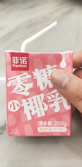 菲诺零糖小椰乳200g*12盒 网红0糖小椰汁椰奶椰浆厚椰乳植物蛋白饮料礼品礼盒晒单图