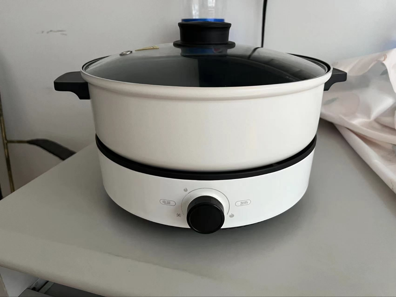美的(Midea)多用途锅电煮锅炒菜烧烤一体锅鸳鸯电火锅家用煎烤机多功能电热锅DY26Easy501 #标配+烤盘晒单图