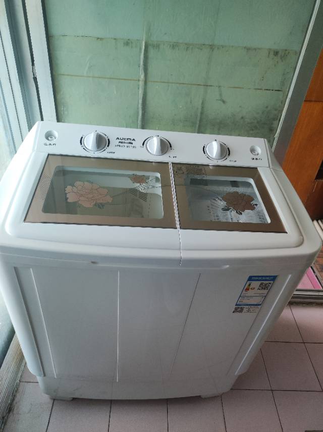 澳柯玛 8公斤 半自动洗衣机 大容量 双缸双桶家用老式洗衣机 双电机双动力 洗脱分离XPB80-8918S(8928S)晒单图