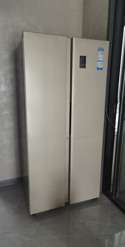 Haier海尔冰箱 对开门冰箱风冷无霜双变频超薄家用481升大容量节能灰色双开门电冰箱海尔晒单图